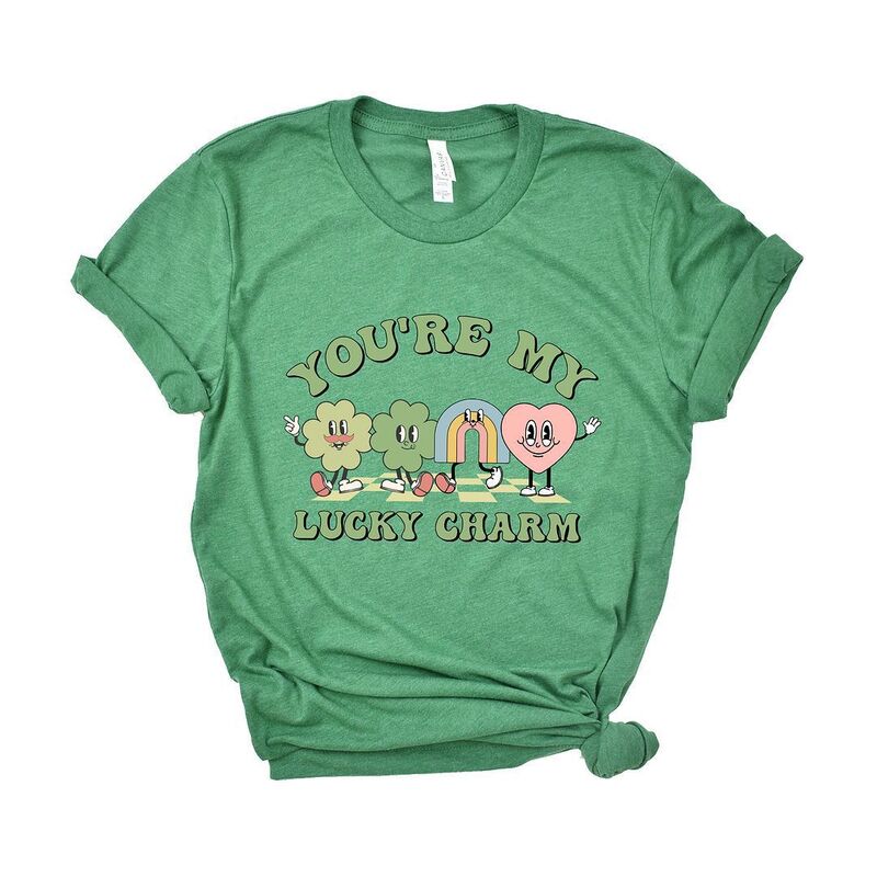 ̵ Simply Sage Market ǥ T ȥåץ You're My Lucky Charm Clover...