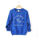【送料無料】 Simply Sage Market レディース Tシャツ トップス Embroidered California Flower Sweatshi...