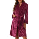 【送料無料】 cheibear レディース ナイトウェア アンダーウェア Women's Flannel Bathrobe Plush Soft Robe Fl...