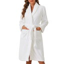 【送料無料】 cheibear レディース ナイトウェア アンダーウェア Women's Flannel Bathrobe Plush Soft Robe Fl...