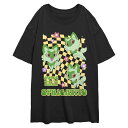 【送料無料】 ライセンス キャラクター レディース Tシャツ トップス Juniors' Pokemon Sprigatito Grass Type Oversized Graphic Tee Black
