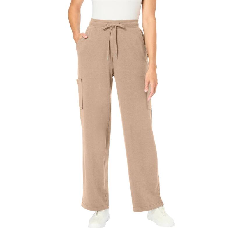 ReVida ŷԾŹ㤨֥ޥ  ǥ ܥȥॹ 奢ѥ ѥ ץ饹 ץ ˥å Woman Within Women's Plusize Petite Knit Cargo Pant New Khaki פβǤʤ12,980ߤˤʤޤ