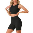 【送料無料】 cheibear レディース ナイトウェア アンダーウェア Womens Pajamas Sleeveless Summer Ribbed Kni...