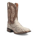 【送料無料】 ダンポスト メンズ ブーツ・レインブーツ シューズ Dan Post Men's Brutus Python Cowboy Boots Natur...