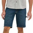 【送料無料】 ラングラー メンズ ハーフパンツ・ショーツ ボトムス Men's Wrangler 10.5" Carpenter Shorts Blue Frontier