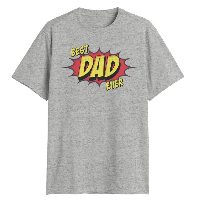 【送料無料】 ライセンス キャラクター メンズ Tシャツ トップス Big & Tall Best Dad Ever Graphic Tee Athletic Heather