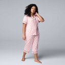 【送料無料】 ヴェラウォン レディース ナイトウェア アンダーウェア Plus Size Simply Vera Vera Wang Cozy Short Sl...