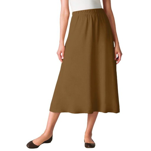 【送料無料】 ウーマン ウィズイン レディース スカート ボトムス Woman Within Women's Plus Size 7-Day Knit A-Line Skirt Toffee 【送料無料】 ウーマン ウィズイン レディース スカート ボトムス Woman Within Women's Plus Size 7-Day Knit A-Line Skirt Toffee