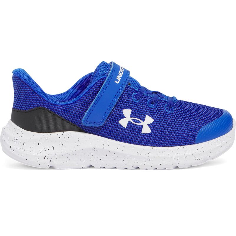 楽天ReVida 楽天市場店【送料無料】 アンダーアーマー レディース スニーカー シューズ Under Armour Pre-School Pursuit 4 AC Kids' Running Shoes Team Royal Black