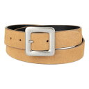 【送料無料】 リーバイス レディース ベルト アクセサリー Women's Levi's 2-In-1 Reversible Square Buckle Bel...