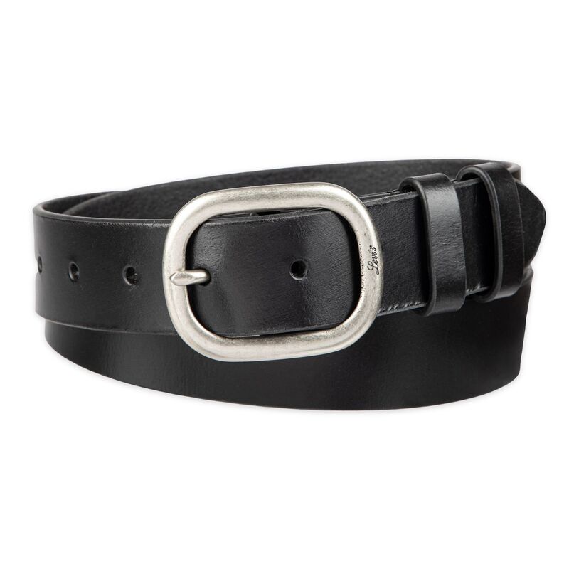 【送料無料】 リーバイス レディース ベルト アクセサリー Women's Levi's Casual Double Loop Leather Belt Black