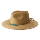 【送料無料】 ソノマ レディース 帽子 アクセサリー Women's Sonoma Goods For Life Turquoise Stone Trimmed Panama Hat Natural(4)