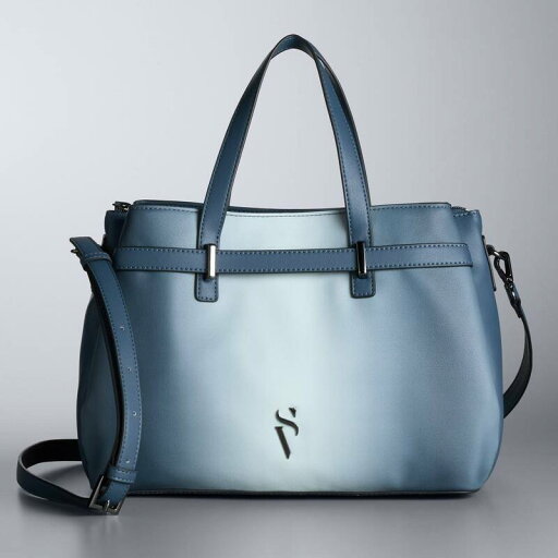 【送料無料】 ヴェラウォン レディース ハンドバッグ バッグ Simply Vera Vera Wang Valeria Belted Satchel Bag Blue Denim Ombre 【送料無料】 ヴェラウォン レディース ハンドバッグ バッグ Simply Vera Vera Wang Valeria Belted Satchel Bag Blue Denim Ombre