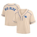 【送料無料】 ファナティクス レディース Tシャツ トップス Women's Fanatics Tan Kentucky Wildcats Oversized ...