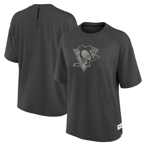 【送料無料】 ファナティクス レディース Tシャツ トップス Women's Fanatics Charcoal Pittsburgh Penguins Elements Raw Edge Future Ground T-Shirt Png Charco 【送料無料】 ファナティクス レディース Tシャツ トップス Women's Fanatics Charcoal Pittsburgh Penguins Elements Raw Edge Future Ground T-Shirt Png Charco