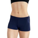 【送料無料】 カペジオ レディース ハーフパンツ・ショーツ ボトムス Capezio Boy Cut Low Rise Shorts Navy