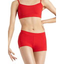 【送料無料】 カペジオ レディース ハーフパンツ・ショーツ ボトムス Capezio Boy Cut Low Rise Shorts Red