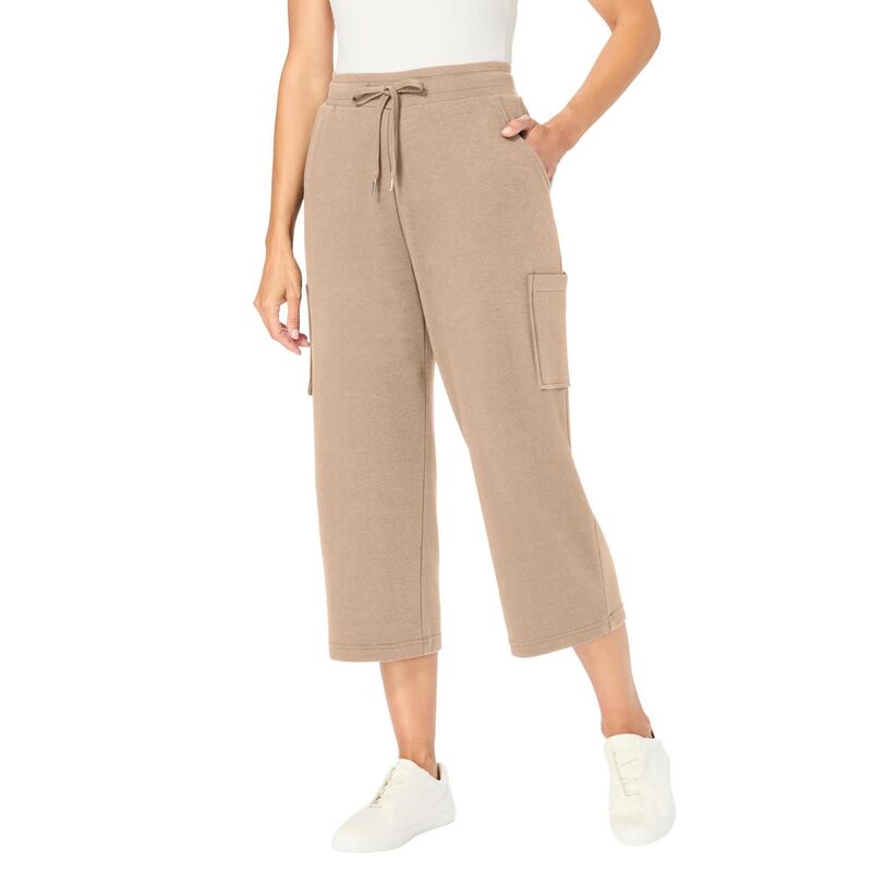 ReVida ŷԾŹ㤨֥ޥ  ǥ ܥȥॹ 奢ѥ ץ饹 ץ å ˥å Woman Within Women's Plusize Petite Knit Cargo Capri New Khaki פβǤʤ12,980ߤˤʤޤ