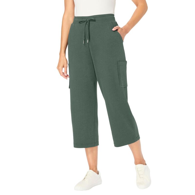 ReVida ŷԾŹ㤨֥ޥ  ǥ ܥȥॹ 奢ѥ ץ饹 ץ å ˥å Woman Within Women's Plusize Petite Knit Cargo Capri PineפβǤʤ12,980ߤˤʤޤ