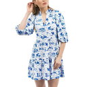 【送料無料】 アンブランデッド レディース ワンピース トップス Women's Smith & Quinn Royal/White Kentucky Wild...