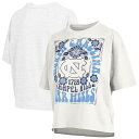 【送料無料】 プレスボックス レディース Tシャツ トップス Women's Pressbox White North Carolina Tar Heels Harmony Oversized T-Shirt Unc White
