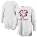 【送料無料】 プレスボックス レディース Tシャツ トップス Women's Pressbox Heather Gray South Carolina Gamecocks Field Day Melange Poncho Pullover Sweatshirt Scr Grey
