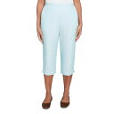 【送料無料】 アルフレッド ダナー レディース カジュアルパンツ ボトムス Petite Alfred Dunner Heat Set Embroidered ...