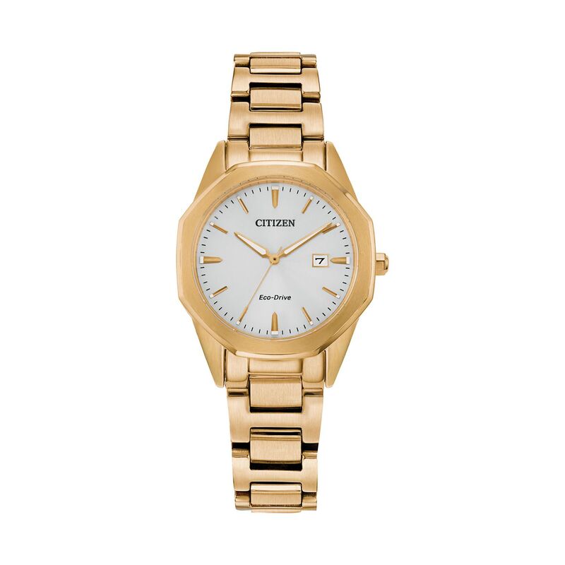 【送料無料】 シチズン レディース 腕時計 アクセサリー Citizen Eco-Drive Women's Corso Gold Tone Stainless Steel Watch - EW2582-59A Gold Tone