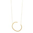 【送料無料】 アンブランデッド レディース ネックレス・チョーカー・ペンダントトップ アクセサリー 14K Gold Initial Necklace 14k Gold C(4)