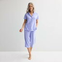 【送料無料】 クロフト&バロー レディース ナイトウェア アンダーウェア Women's Croft & Barrow Wonderluxe Pajama To...