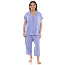 【送料無料】 クロフト&バロー レディース ナイトウェア アンダーウェア Plus Size Croft & Barrow Wonderluxe Pajama ...