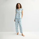 【送料無料】 ドレイパージェームス レディース ナイトウェア アンダーウェア Women's Draper James 2-Piece Woven Pajama...