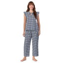 【送料無料】 ドレイパージェームス レディース ナイトウェア アンダーウェア Women's Draper James 2-Piece Woven Pajama...