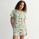 【送料無料】 ドレイパージェームス レディース ナイトウェア アンダーウェア Women's Draper James 2-Piece Short Sleeve...