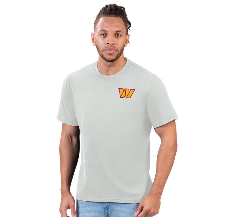 【送料無料】 マルガリータビル メンズ Tシャツ トップス Men's Margaritaville Gray Washington Commanders Wastin' Away T-Shirt Wft Grey