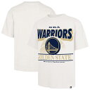 【送料無料】 フォーティセブンブランド メンズ Tシャツ トップス Men's'47 White Golden State Warriors City Edition Shifty Foundation T-Shirt War White