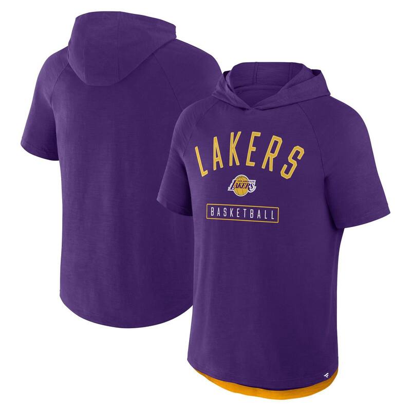 ̵ եʥƥ  T ȥåץ Men'sFanatics Purple Los Angeles Lakers P...