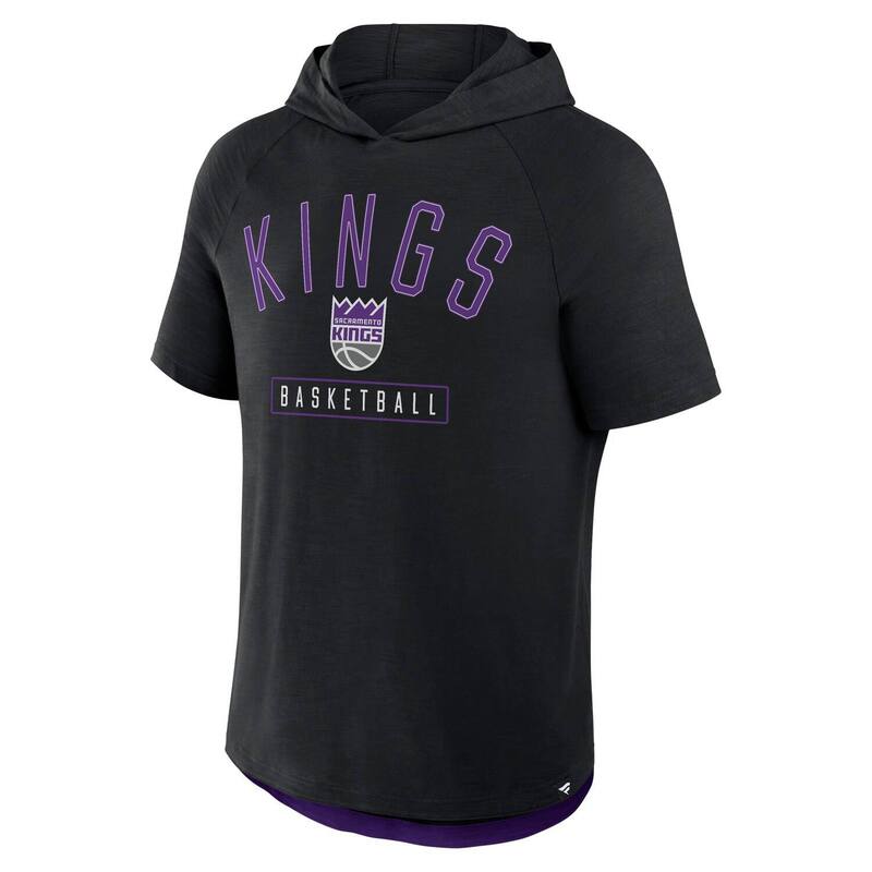 【送料無料】 ファナティクス メンズ Tシャツ トップス Men'sFanatics Black Sacramento Kings Pass Legend Hooded T-Shirt Kng Black