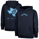 【送料無料】 フォーティセブンブランド メンズ Tシャツ トップス Men's'47 Navy San Antonio Spurs 2024/25 City Edition Double Crossover Foundation Pullover Hoodie Spr Navy