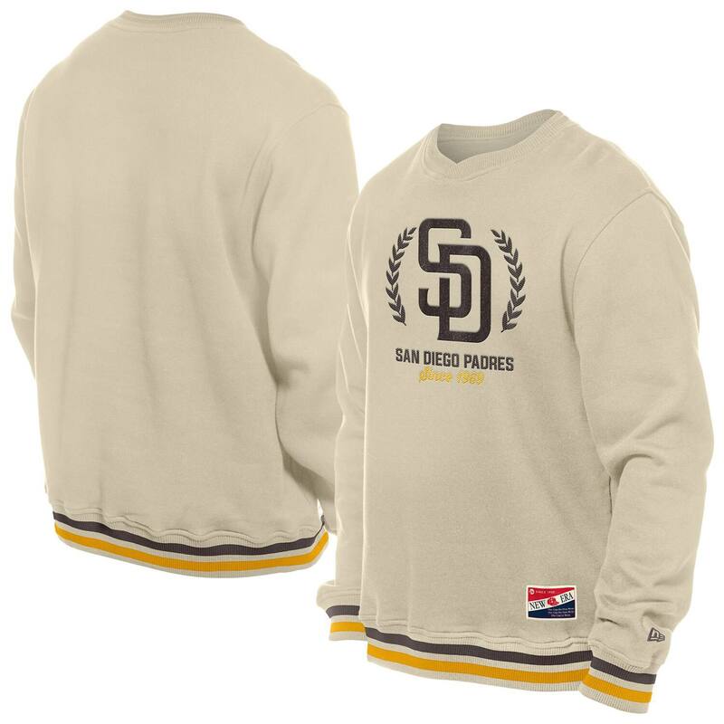 ̵ ˥塼  T ȥåץ Men's New Era Cream San Diego Padres Throwb...