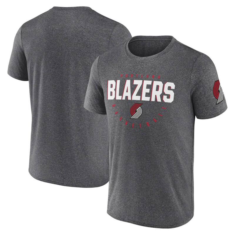 ̵ ֥ǥå  T ȥåץ Men's Heather Charcoal Portland Trail Bl...