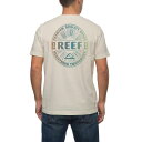 【送料無料】 リーフ メンズ Tシャツ トップス Men's REEF Rays Graphic Tee Cream