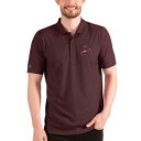 【送料無料】 アンティグア メンズ Tシャツ トップス Men's Antigua Heathered Black/Red St. Louis Cardinals Esteem Polo Crd Charco(4)
