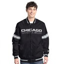 【送料無料】 スターター メンズ ジャケット・ブルゾン アウター Men'sStarter Black Chicago White Sox Scout Full-Snap Varsity Jacket Sox Black