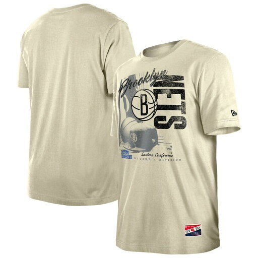 【送料無料】 ニューエラ メンズ Tシャツ トップス Men'sNew Era Cream Brooklyn Nets Distressed Throwback Vintage Color Pack T-Shirt Net Beige 【送料無料】 ニューエラ メンズ Tシャツ トップス Men'sNew Era Cream Brooklyn Nets Distressed Throwback Vintage Color Pack T-Shirt Net Beige