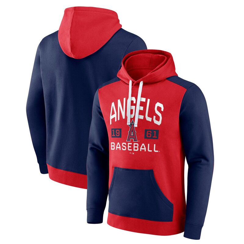 ̵ եʥƥ  T ȥåץ Men's Fanatics Red/Navy Los Angeles Angel...