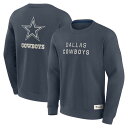 【送料無料】 ファナティクス メンズ Tシャツ トップス Men's Fanatics Navy Dallas Cowboys Elements Future Ground Lettering Pullover Sweatshirt Cow Navy