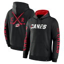 【送料無料】 ファナティクス メンズ Tシャツ トップス Men's Fanatics Black Carolina Hurricanes Big City Legacy Fleece Pullover Hoodie Hur Black