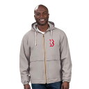 【送料無料】 カール バンクス メンズ ジャケット・ブルゾン アウター Men's G-III Sports by Carl Banks Gray Boston Red Sox Full-Zip Rain Jacket Rsx Grey