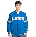 【送料無料】 スターター メンズ ジャケット・ブルゾン アウター Men'sStarter Blue Detroit Lions Scout Full-Snap Varsity Jacket Lns Blue(4)
